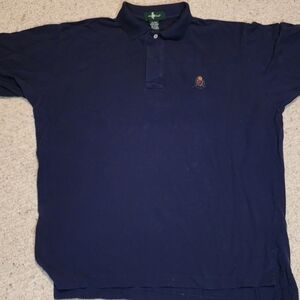 Vintage Mens Hunt Club Dark Blue Polo Shirt